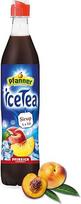 "Pfanner Iced Tea Peach Syrup" - 700 ml gėrimų sirupo - iš jo paruošiama daugiau kaip 7 litrai vandens su persikų skonio ledine arbata