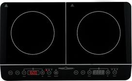"ProfiCook" indukcinė kaitlentė su 2 lėkštėmis, įkaista per kelias sekundes, 10 lygių, laikmatis, iki 240 °C Dviguba indukcinė kaitlentė, 2 lėkštės, indukcinė kaitlentė, PC DKI 1067