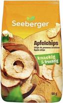 "Seeberger" džiovintų obuolių traškučiai, 6 vnt., traškūs vaisių traškučiai iš džiovintų obuolių - smulkiai rūgštūs, iš "Elstar" obuolių, nelupti, veganiški (6 x 60 g)