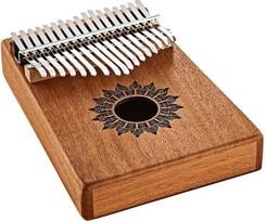 "Sonic Energy Kalimba Sound Hole" - C-dur, 17 tonų - raudonmedžio mediena - meditacijai, jogai, perkusijai - su priedais (KL1708H)