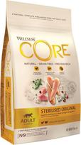 "Wellness Core Sterilised Original" sausas sausas maistas sterilizuotoms katėms, be grūdų, daug mėsos, kalakutiena ir vištiena, 4 kg