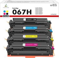 067H 067 Tonerio kasetė: Suderinama su Canon 067H 067 i-SENSYS MF657Cdw MF655Cdw MF651Cw LBP631Cw LBP633Cdw LBP632Cdw MF653Cdw MF656Cdw MF654Cdw 4 vnt.