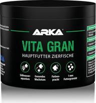 ARKA Vita Gran - 500 ml / 300 g - maistingųjų medžiagų turtingas granuliuotas maistas gyvybingoms spalvoms ir sveikam augimui gėlavandeniuose akvariumuose - šalto spaudimo