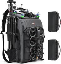 FPV drono kuprinė Profesionalus vandeniui atsparus pečių krepšys FPV lenktynių kvadrokopteriui/FPV akiniams/DJI Avata/FPV priedams, 40L "pasidaryk pats" fotoaparato krepšys