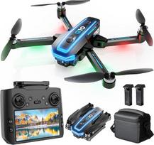 G10 GPS dronas su kamera 4K suaugusiems, 5G dronas su ekranu Nuotolinio valdymo pultas pradedantiesiems ir vaikams, RC kvadrokopteris, kuris jus seka, bešepetėlinis variklis, GPS automobilio grąžinimas, iki 249 g, C0
