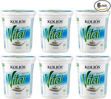 Graikiškas jogurtas Vital (Cremig) 6 x 1 kg Kolios | Švelnus jogurtas iš karvės pieno | Daugkartinis aukso apdovanojimas | + 20 ml Jassas alyvuogių aliejaus