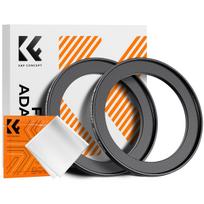 K&F Concept K&F Step Up Filter Ring 55-67mm*2pcs,+Vacuum Cleaning Cloth*1