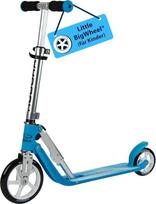 HUDORA Little BigWheel Scooter - saugus aliumininis paspirtukas vaikams nuo 3 metų - reguliuojamo aukščio ir sulankstomas miesto paspirtukas iki 100 kg - tvirtas paspirtukas su didelėmis padangomis