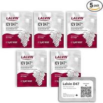 Lalvin D47 vyno mielės (5 pakuotės) - midaus mielės - pasigaminkite vyno midų, sidrą, kombučą namuose - 5 g maišelis - Saccharomyces cerevisiae - Parduoda CAPYBARA Distributors Inc.