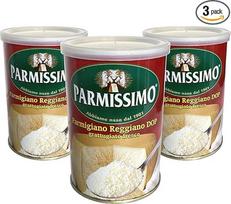 Parmigiano Reggiano PDO Parmissimo, šviežiai tarkuotas, 3 stiklinės x 160 g