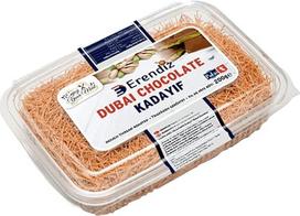 Paruoštas naudoti skrudintas "Kadayıf" Dubajaus šokoladui, skrudintas paruoštas "Kadaifi", tešlos siūlai, angelo plaukai, tešlos siūlai, "Kataifi" 200 g