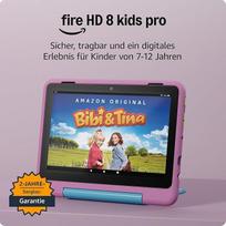 Planšetinis kompiuteris "Amazon Fire HD 8 Kids Pro" (naujausios kartos), 6-12 metų amžiaus | 3GB atminties, 8" HD ekranas, turinys be reklamų, tėvų kontrolė, 13 val. baterija, 32GB, "Jungle Cat", (2024 m. laidos)