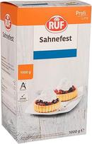 RUF Cream-proof, išlaiko plaktos grietinėlės standumą, skirtas plaktai grietinėlei ir kreminiam tortui, atitolina vaisių dirvožemio mirkymą, kaip sulčių stabdiklis, 1 x 1000 g
