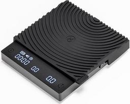 TIMEMORE Black Mirror Basic Mini kavos svarstyklės Elektroninės itin plonos ir lengvos espreso svarstyklės su vandens srauto greičiu ir laikmačio funkcija, skaitmeninės svarstyklės virtuvei / kepimui / maisto gaminimui