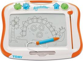 TOMY MegaSketcher Magnettafel für Kinder, Magnet Maltafel, Kinderspielzeug, Zaubertafel, fördert die Kreativität, ab 3 Jahre, Orange