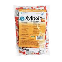 Xylitol becukrė guma su ksilitoliu vaisių skonio 2x100 vnt.