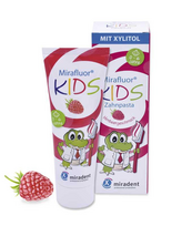 Miradent Mirafluor KIDS vaikiška dantų pasta, 75 ml.