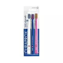 Curaprox Ypač minkštų šepetėlių rinkinys CS 5460 Ultra Soft, 3 vnt.