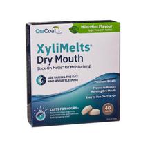 XYLIMELTS pastilės su ksilitoliu sausai burnai, 40 prilimpančių pastilių