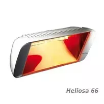Halogeninis infraraudonųjų spindulių šildytuvas HELIOSA HI DESIGN 66,2000 W, 66FMOB, juodas