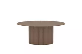 „Härön“ valgomojo stalas, skersmuo 180 cm – rudos spalvos MDF