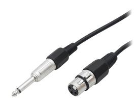 Jungtis 6.3MN-XLR mikrofono kištukas 5m