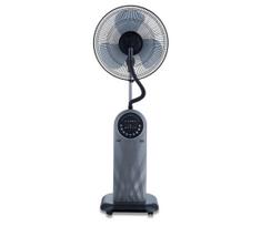 Aigostar - Pastatomas ventiliatorius su rūko efektu 95W/230V juodas/pilkas + VP