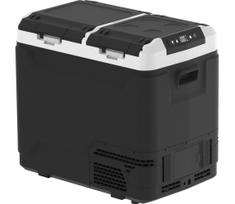 Nešiojamas 60 l automobilinis šaldytuvas 230V/12V/24V/230V, pilkos spalvos