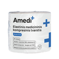 AMEDIPLUS, elastinis tvarstis, 10cmx3,5 m