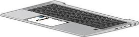 HP - Ersatztastatur Notebook - mit Zeigestock, ClickPad - hinterleuchtet - Swedisch/Finnisch - mit obere Abdeckung - für EliteBook 840 G7 (M07090-031)