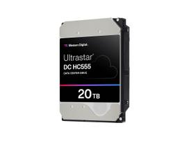 WD Ultrastar DC HC555 - Festplatte - Datencenter - verschlüsselt - 20 TB - intern - 3.5" (8.9 cm)