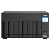 Diskų masyvas QNAP 8-Bay QTS NAS TS-832PX-4G Up to 8 HDD/SSD Hot-Swap, AL324 ARM Cortex-A57 Quad-Core, Processor frequency 1.7 GHz, 4GB, DDR4, 2x2.5Gb