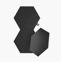 LED šviestuvų plokštės Nanoleaf Shapes Black Hexagon Expansion pack WiFiNL42-0101HX-3PK 3 vnt 42W Wi-Fi