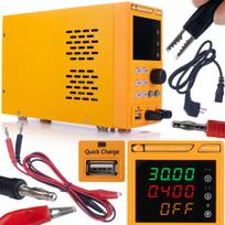 Maitinimo šaltinis Laboratorinis maitinimo šaltinis Rosfix AmpForce RAFEP-6405 – Tiksli reguliacija, USB Quick Charge, 64V 5A