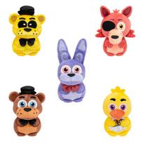 Pliušinis žaislas Jazwares Five Nights at Freddy's 4" mini auksinis Fredis su švytinčiomis tamsoje akimis