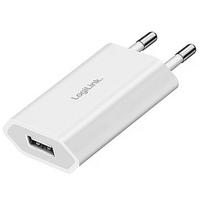 Logilink USB-A socket adapter, 5W ,5V/1A, 1xUSB-A white PA0093C