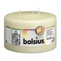 Bolsius Žvakė su 3 dagtimis Mamoth Ø100x150mm smėlio spalvos