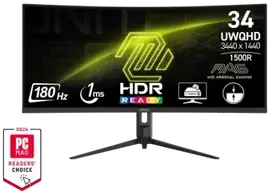 MSI Monitors MAG 342CQR E2 34 VA Curved