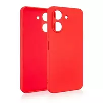 Beline Silicone Case for Xiaomi Redmi 13c in Red/Red, also compatible with Poco C65