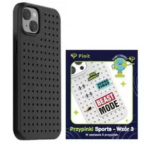 Pinit Dynamic + Sports Pin phone case for iPhone 14 Plus | iPhone 15 Plus black