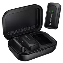 Borofone Lavalier wireless microphone BFK17 Lemai Type C black - 2 pack