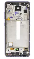SAMSUNG LCD display + Touch Unit A528B Galaxy A52s 5G Light Violet (Service Pack)