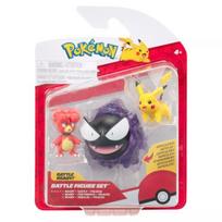 Pokémon: 3 figūrėlių rinkinys – Magby, Pikachu, Gastly