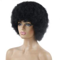 XINRAN Afro Women Madingas trumpas vingiuotas garbanotas perukas su kirpčiukais Sintetinis pluoštas Ruda Juoda Blondinė Spalva Trumpas Garbanotas Perukas Kasdienis dėvėjimas P18/613