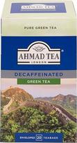 "Ahmad Tea" žalioji arbata be kofeino - Žalioji arbata su kofeinu - individualiai suvynioti, aromatingai užspaudžiami arbatos maišeliai su 2 g arbatos vienoje porcijoje - 20 arbatos maišelių su juostele