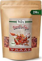 "Biojoy BIO-Birds Eye Chilli Whole" (250g), džiovintos paukščių akių čili ankštys, labai aštrios