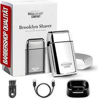 "Brooklyn Soap Company Brooklyn Shaver" - elektrinis skustuvas vyrams - barzdos skustuvas nepriekaištingam sausam skutimuisi - elektrinis skustuvas su LED ekranu ir USB-C įkrovimu