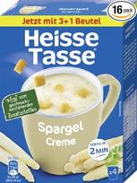 "Erasco Hot Cup" 16 puodelių rinkinys "Asparagus Cream" (64 sriubos) - paruoštas maistas, greitai paruošiami makaronai ir 5 minučių terina - sriubų įvairovė - greitas maistas namams ir biurui