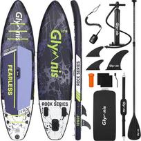"Glymnis SUP Board Stand Up Paddling Board" pripučiamų irklenčių rinkinys 10 pėdų 6 colių 320 x 81 x 15 cm 6 colių storio su aliumininiu irklu, oro pompa ir visais priedais
