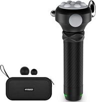 "HYAKO Pro Max" profesionalus masažo pistoletas - 3,5 mm amplitudės giliųjų audinių masažuoklis, vibroterapija sportininkams viso kūno atstatymui, dovana (pilka)